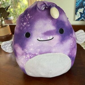 Purple Plush Squishmallows, Narwhal Toy